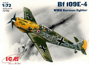 ICM - Bf 109E-4 - 1/72 (Sem Caixa)