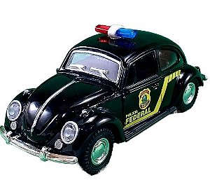 SHAO GUAN EARLY LIGHT - VW Fusca "Polícia Federal" com Fricção - 1/32