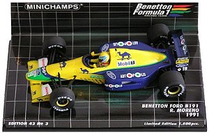 Minichamps - Benetton Ford B191 ( R. Moreno ) - 1/43