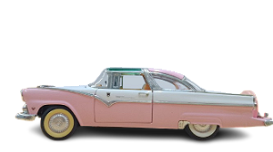 Yat Ming - Ford Crown Victoria Fairlane 1955 (Caixa e base trocadas) -1/18