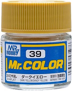 Gunze - Mr.Color C039 - Dark Yellow / Sandy Yellow (Flat)