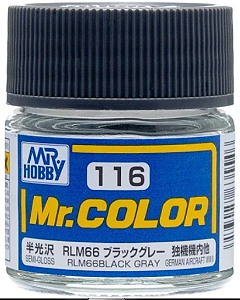 Gunze - Mr.Color C116 - RLM66 Black Grey (Semi-Gloss)