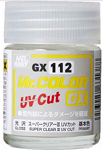 Gunze - Super Clear III UV Cut Gloss GX112 (Verniz brilhante com proteção UV)