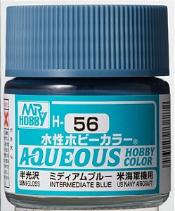 Gunze - Aqueous Hobby Colors H056 - Intermediate Blue (Semi-Gloss)