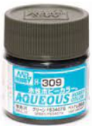 Gunze - Aqueous Hobby Colors H309 - Green  FS34079 (Semi-Gloss)