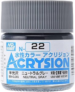 Gunze - Acrysion  N022 - Neutral Grey (Semi-Gloss)