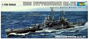 Trumpeter - USS Pittsburgh CA-72 - 1/700 (Sem Caixa)