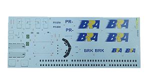 RBX Decais - Decais para 737-300 da BRA - 1/144