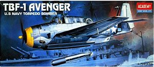 Academy - U.S. Navy Torpedo Bomber TBF-1 Avenger - 1/72 (sem caixa)