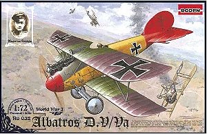 Roden - Albatros D, V/Va "Manfred Von Richthofen, Die Rote Baron (O Barão Vermelho)" - 1/72 (sem caixa)