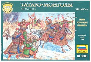 Zvezda - Mongols XIII-XIV - 1/72 (sem caixa)