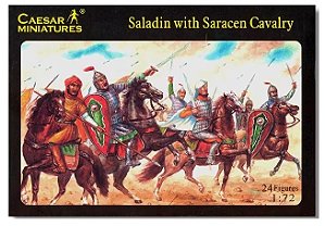 Caesar Miniatures - Saladin with Saracen Cavalry - 1/72 (sem caixa)