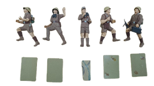 Sucatas - Conjunto de soldados Afrika Korps Tamiya - 1/35