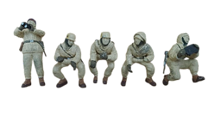 Sucatas -  Conjunto de Soldados Alemães Tamiya - 1/35
