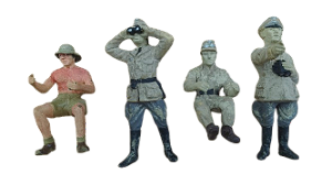 Sucatas - Conjunto de soldados Afrika Korps Tamiya - 1/35