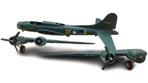 Sucatas HTC - B-17 Flying Fortress - 1/48