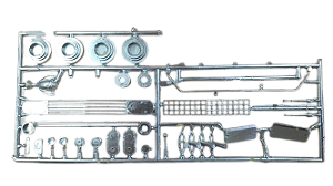 HTC - Conjunto de peças cromadas sortidas - 1/24