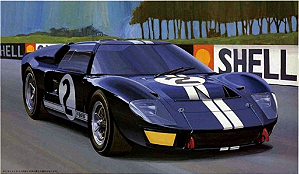 Fujimi - Ford GT40 Mark II Le Mans 1966 Winner - 1/24