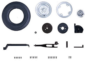 Editora Salvat - Fascículo 3 da Pick-Up Ford F-100 para montar - 1/8