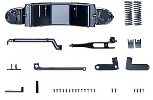 Editora Salvat - Fascículo 4 da Pick-Up Ford F-100 para montar - 1/8