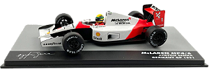 Coleção Lendas Brasileiras do Automobilismo Eaglemoss - McLaren MP4/6 Honda 1991 - 1/43