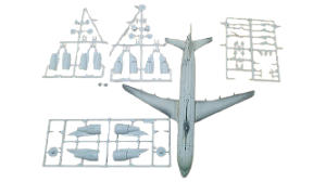 SUCATAS HTC - Sucata de avião comercial - 1/144