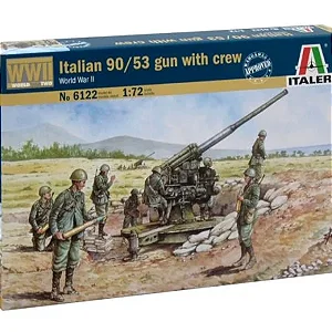 ITALERI - Italian 90/53 gun with crew - 1/72