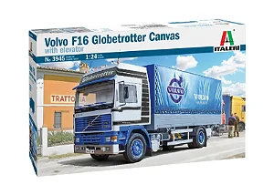 ITALERI - Volvo F16 Globetrotter Canvas with elevator - 1/24