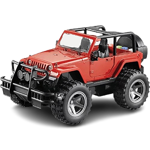 ZIPPY TOYS - Carro Jipe com fricção, luz e som - 1/16