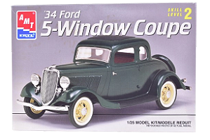 AMT/ERTL - Ford 5-Window Coupe 1934 - 1/25
