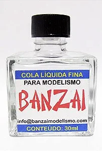 BANZAI - Cola líquida fina para modelismo - 30ml