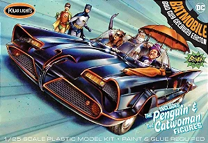 POLAR LIGHTS - Batmobile Bad Guy Getaway Edition (Penguin & Catwoman) - 1/25