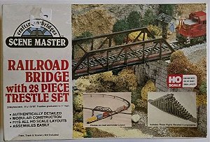 Life Like - Railroda Bridge & Trestle Set - 1/87