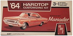 AMT - '64 Hardtop Customizing kit Mercury Marauder Fastback (3 in 1 Stock Custom Racing) - 1/25