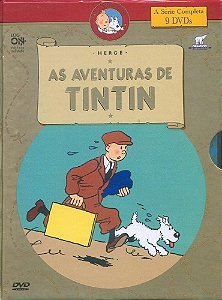 HTC DVD - Box "As Aventuras de Tintin" Série Completa - 9 DVDs