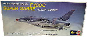 REVELL BRASIL - North American Aviation F-100C Super Sabre Fighter-Bomber - 1/72