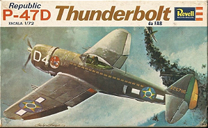 REVELL BRASIL - Republic P-47D Thunderbolt da FAB - 1/72Modelo Estático destinado a Hobby - NÃO TEM VALOR DE BRINQUEDO Produto destinado a colecionadores com mais de 14 (quatorze) anos. Kit para montar e pintar - NÃO CONTÉM COLA NEM TINTAS Imagem merament