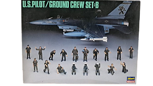 HASEGAWA - U.S. Pilot/Ground Crew Set:B - 1/48