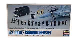 HASEGAWA - U.S. Pilot/Ground Crew Set - 1/72