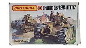 MATCHBOX - Char B.1 Bis + Renault Ft. 17 - 1/76