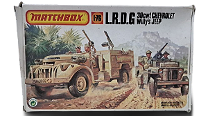 MATCHBOX - L.R.D.G. 30cwt Chevrolet + Willys Jeep - 1/76