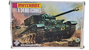MATCHBOX - A-34 Mk.I Comet com Base para Diorama de Batalha - 1/76