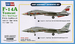 HOBBY BOSS - F-14 A Tomcat VF-1 Wolf Pack - 1/72