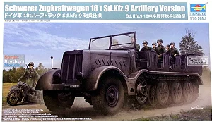 TRUMPETER - Schwerer Zugkraftwagen Sd.Kfz.9 Artillery Version - 1/35