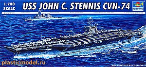 TRUMPETER - U.S.S. John C. Stennis CVN-74 (sem caixa original) - 1/700