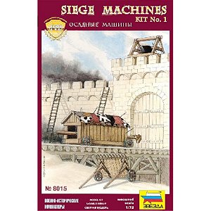 ZVEZDA - Siege Machines Kit nº1 - 1/72 (sem caixa)