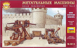 ZVEZDA - Siege Machines Kit nº1 - 1/72 (sem caixa)