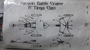 VAM 11 - Klingon Battle Cruiser K' Tinga Class - 1/2500
