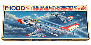 SUCATAS HTC - F-100D Versão Thunderbirds (Esci) - 1/48