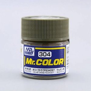 Gunze - Mr.Color C304 - Olive Drab FS34087 (Semi-Gloss)
